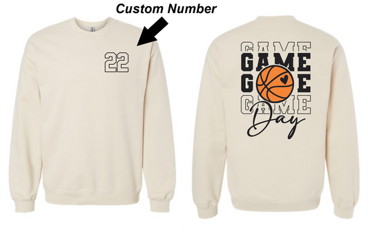 Adult Custom Number Sweatshirt