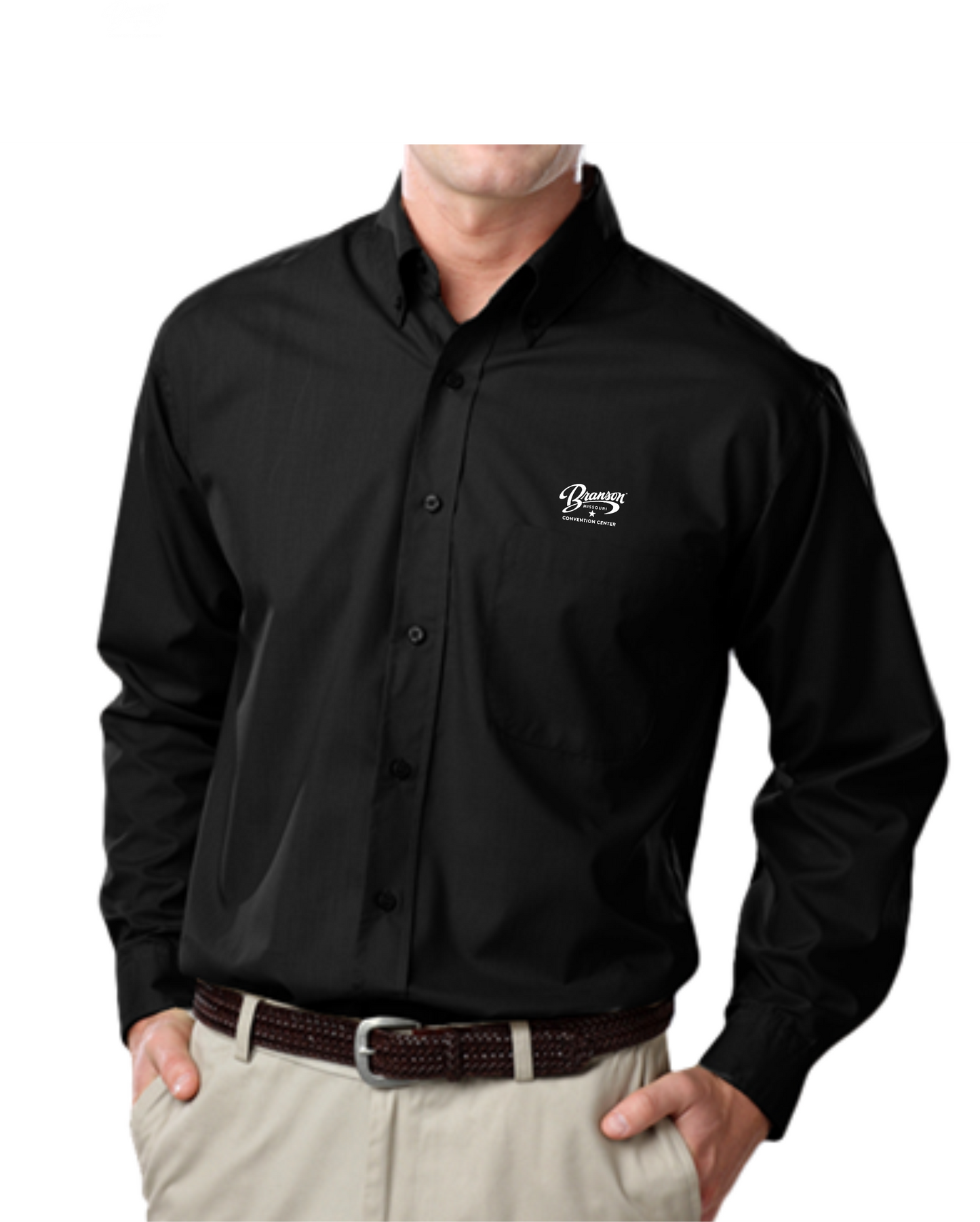Men's Long Sleeve  Poplin Shirt