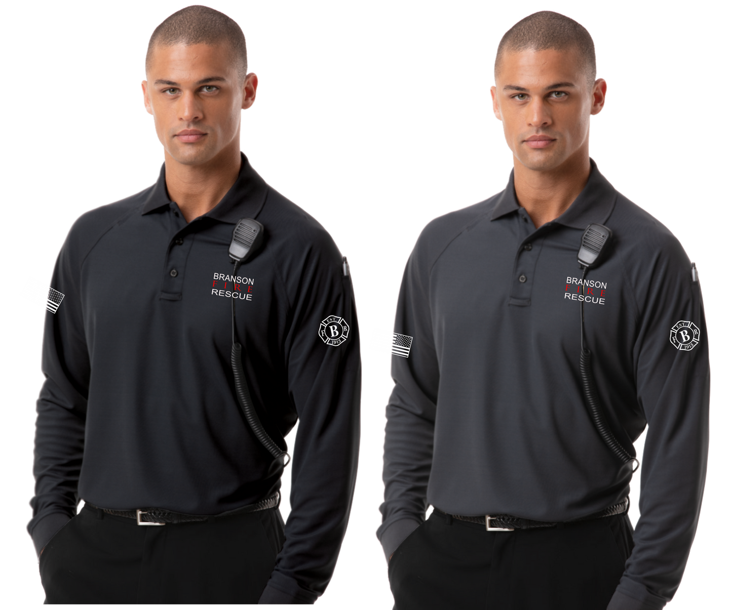Tactical Long Sleeve Polo with BFR Maltese