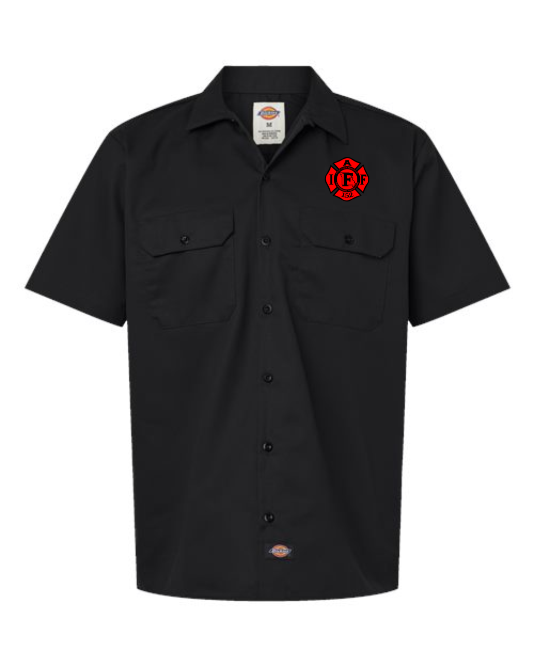 Dickies Short Sleeve Work Shirt-Black