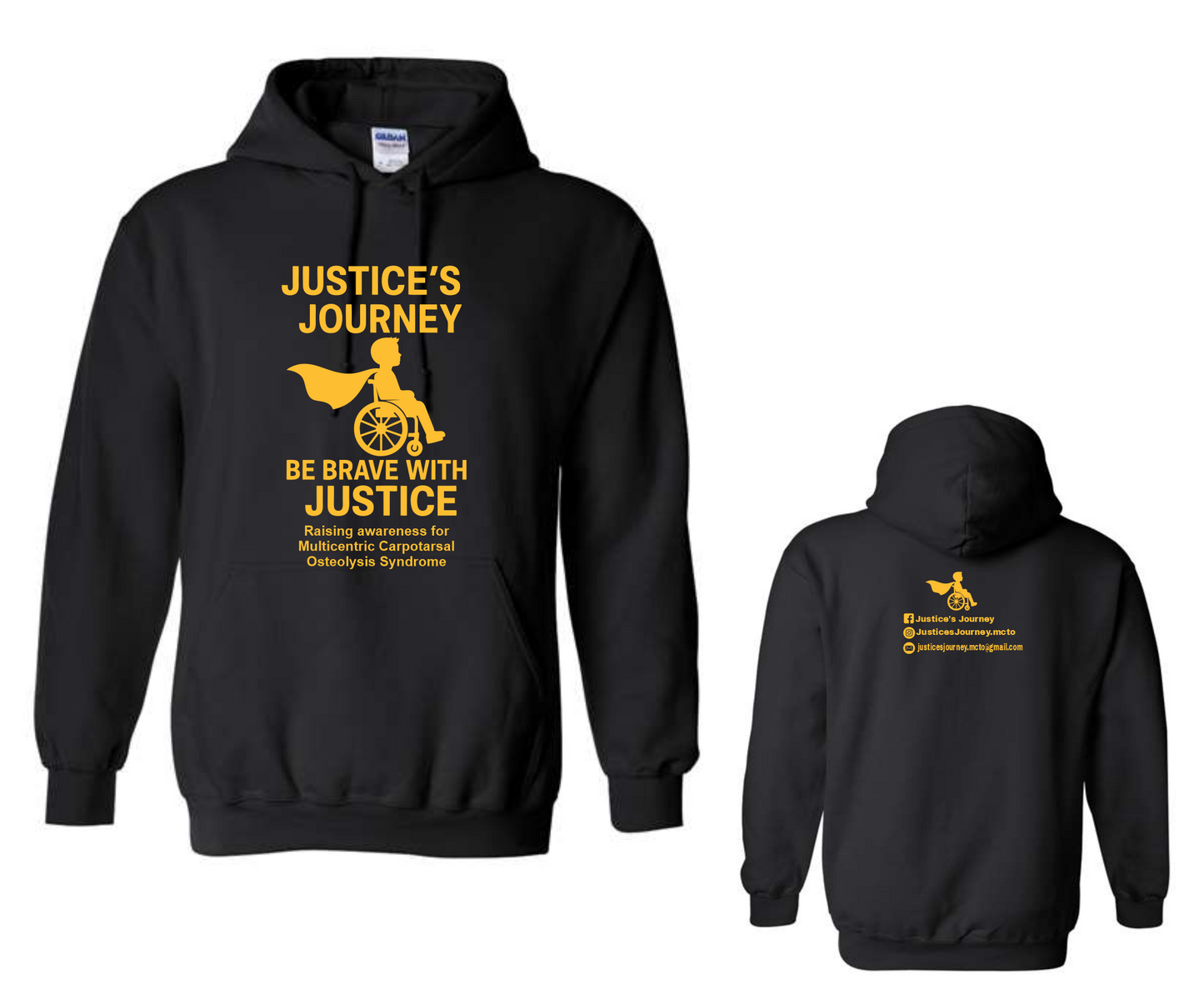 Adult and Youth Black Hoodie
