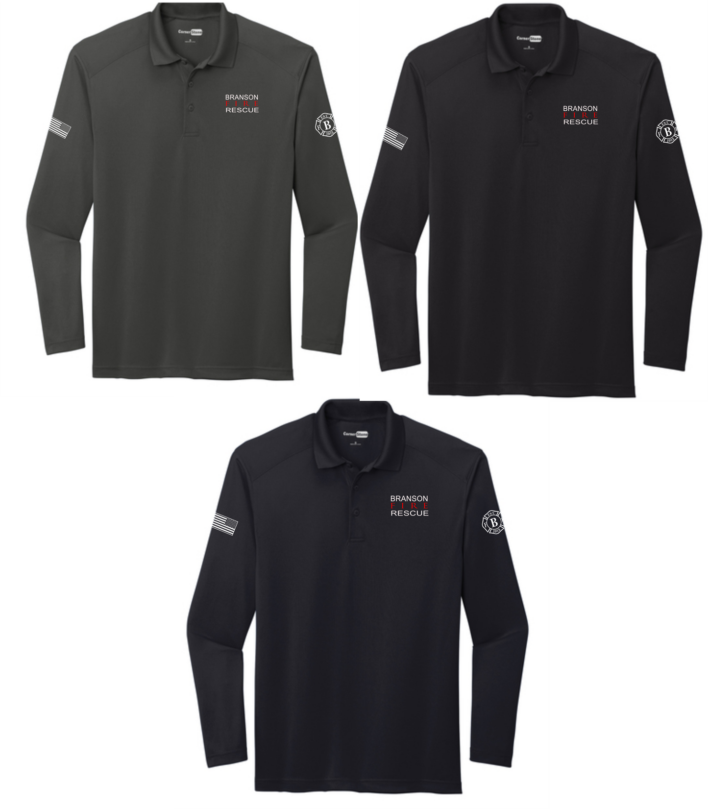 Lightweight Long Sleeve Polo with BFR Maltese