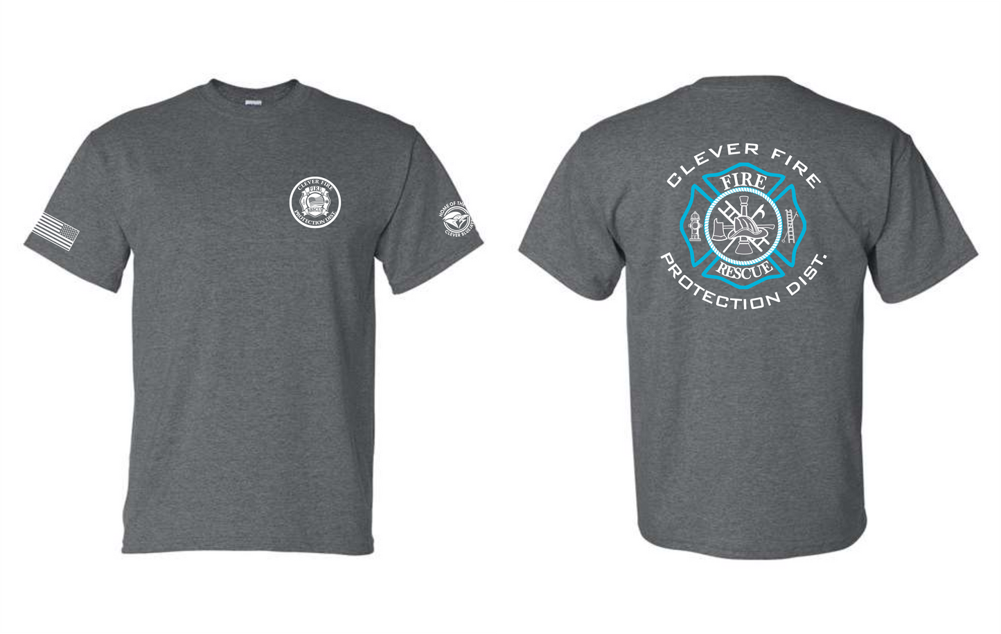 Grey Chief Officers Tee-Clever Bluejays