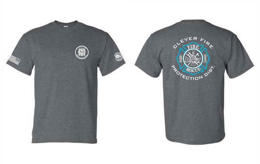 Grey Chief Officers Tee-Clever Bluejays