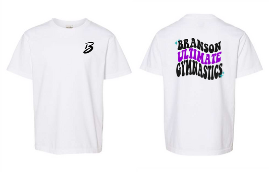 Wavy Adult Print Left Chest and Back