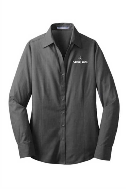 Port Authority® Ladies Crosshatch Easy Care Shirt