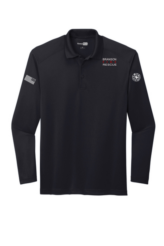 BFR Long Sleeve Polo with IAFF Sleeve