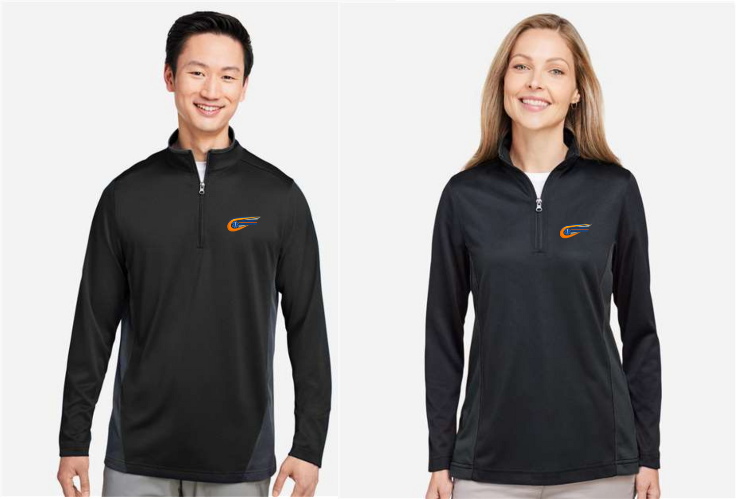 Colorblock 1/4 Zip Pullover