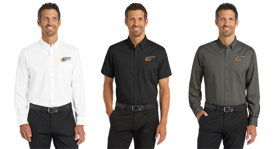 Men's Super Pro Twill Shirt (Long Sleeve, Short Sleeve, Tall Options)