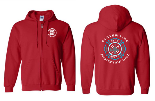 Officers Zip Up Hoodie