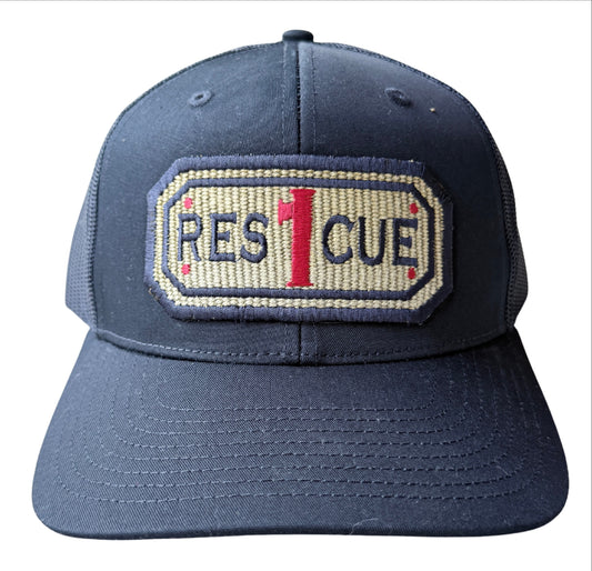 RESCUE 1/BATTALION 1 HOSE PATCH CAP
