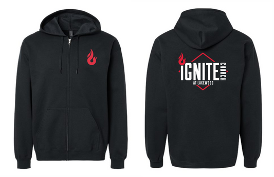 Full Zip Hooded Sweatshirt