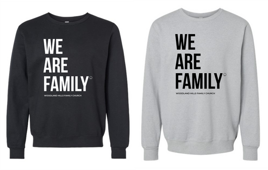 We Are Family Crewneck Sweatshirt