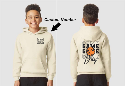 Youth Custom Number Hoodie