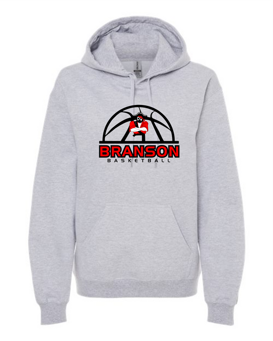 Branson Basketball Pirate Gildan Softstyle Hoodie