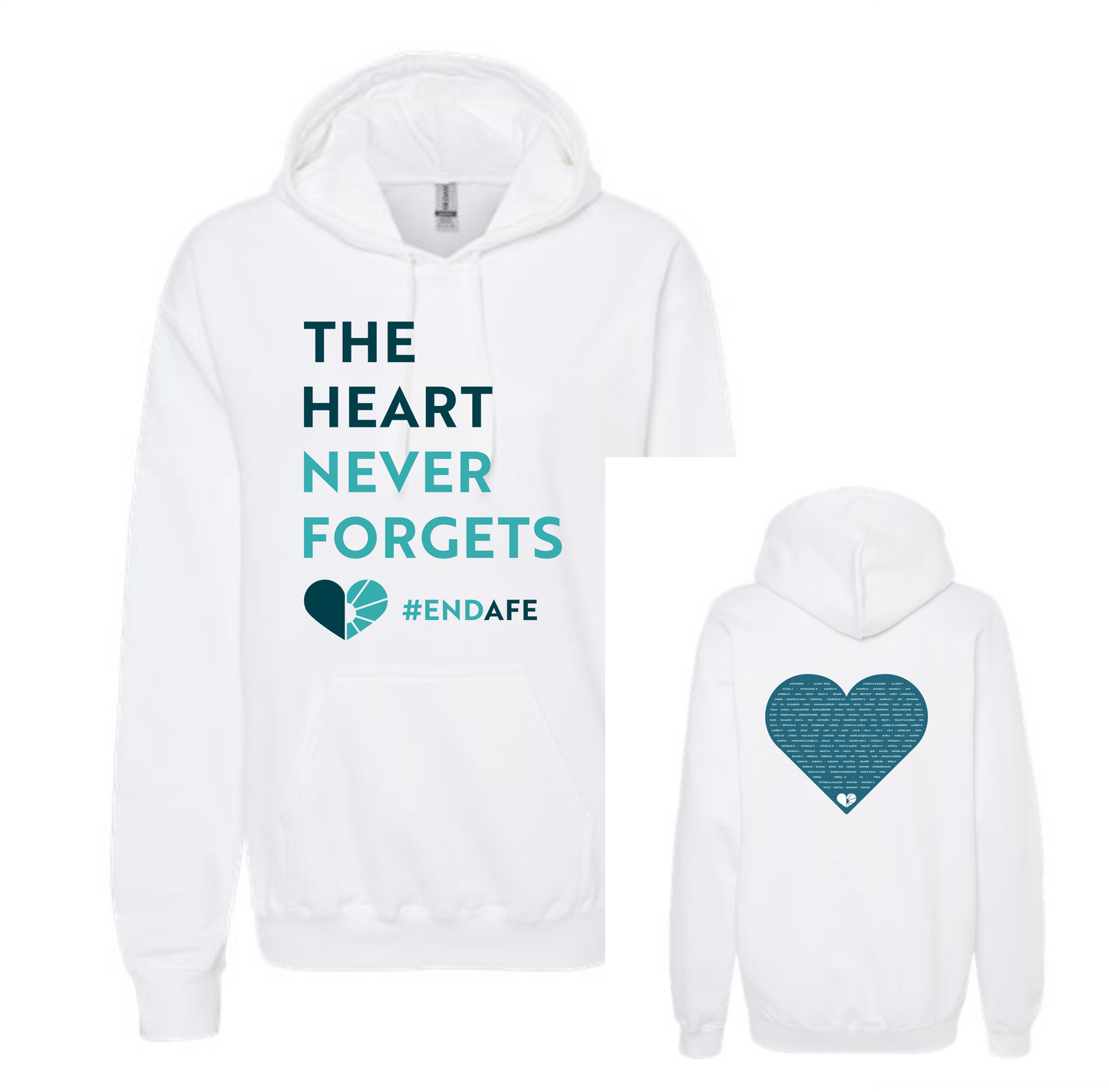 Heart Never Forgets Unisex Hoodie