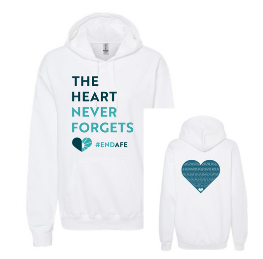 Heart Never Forgets Unisex Hoodie