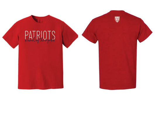 Comfort Colors Heavy weight Short Sleeve Patriots Script