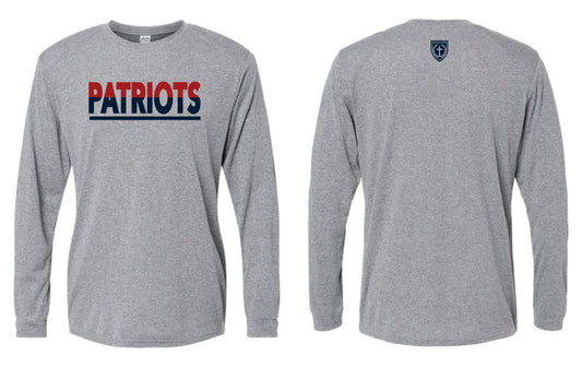 Long Sleeve Patriots Performance Tee