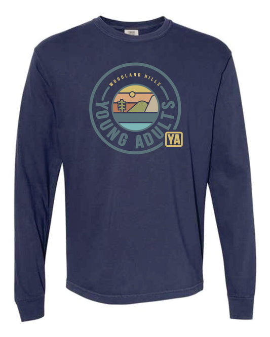 Comfort Colors Navy Long sleeve YA