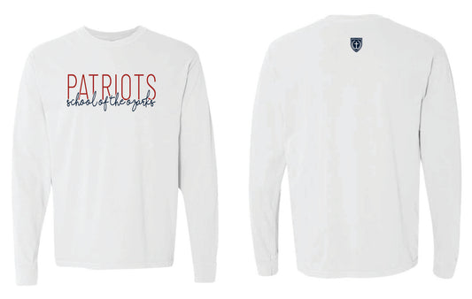 Comfort Colors long sleeve heavyweight Patriots tee