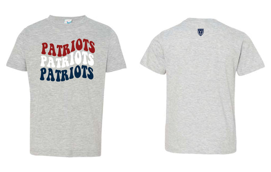 Youth Red, White and Blue Patriots Tee