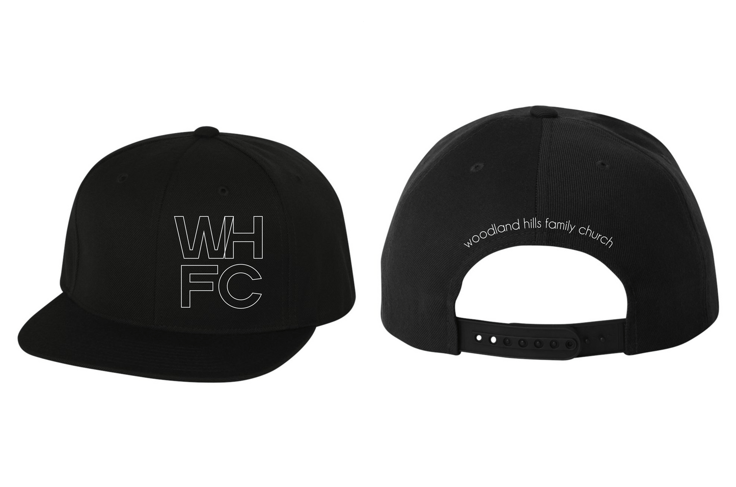 Flat bill with outline WHFC