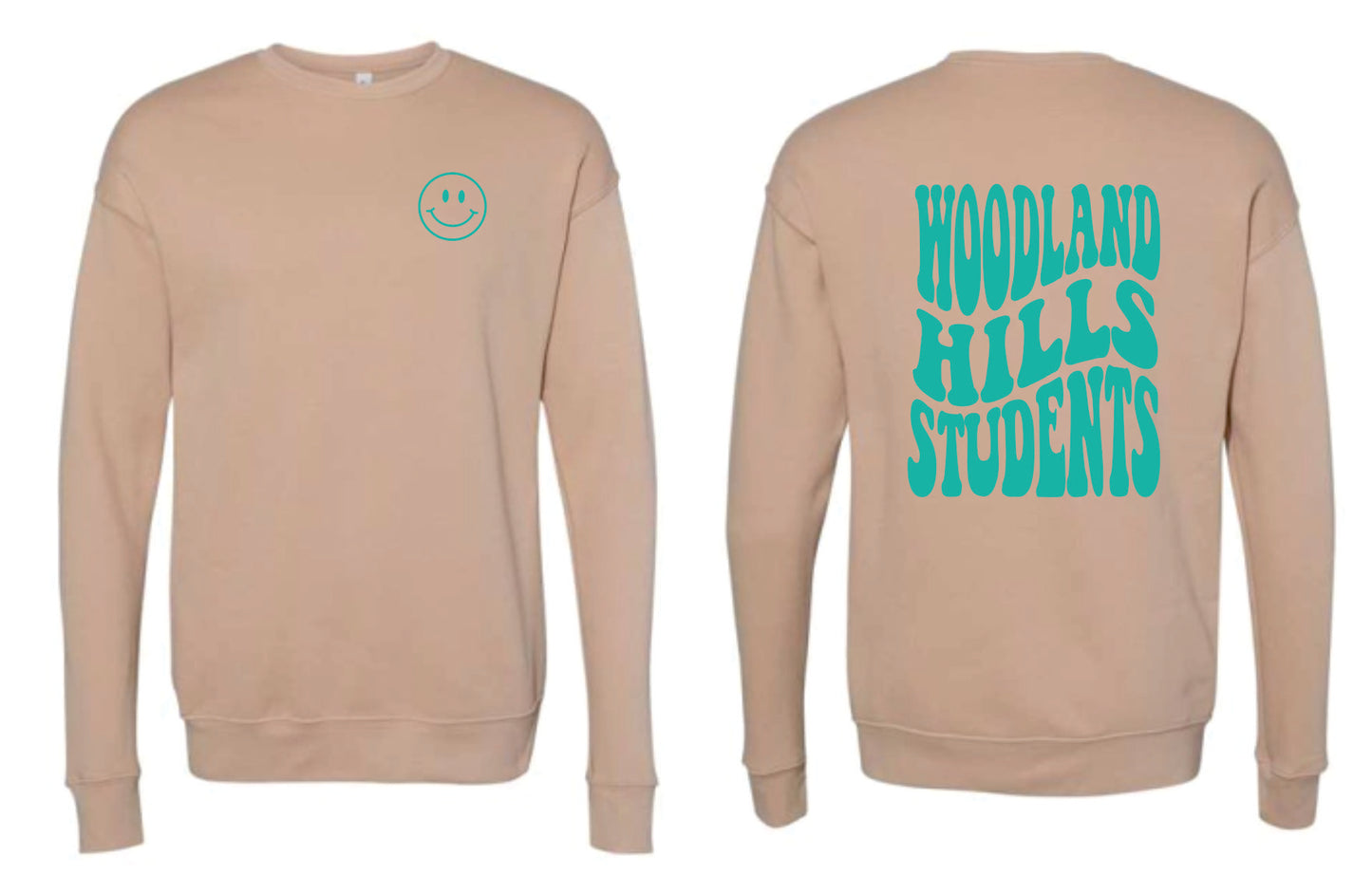 Woodland Hills Students Drop Shoulder Crewneck