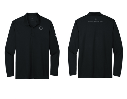 Men's Nike Long Sleeve Polo Shirt