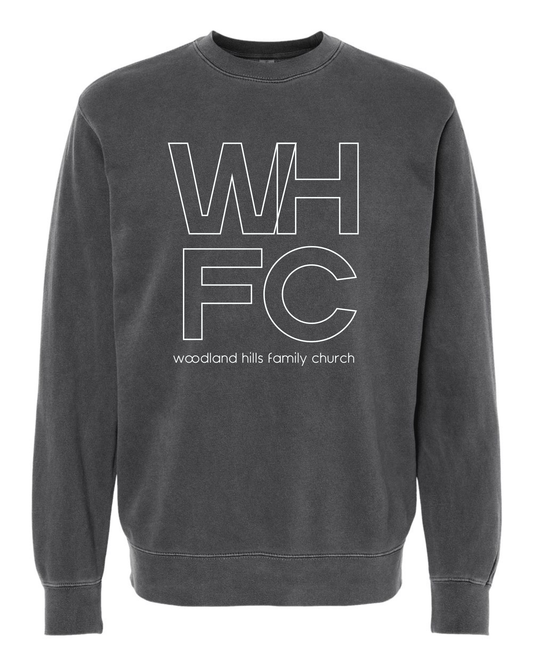 WHFC outline sweatshirt