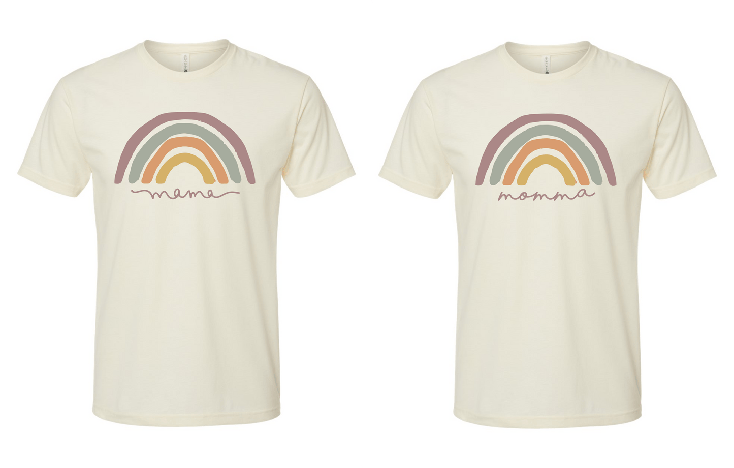 MAMA/MOMMA Rainbow Tee