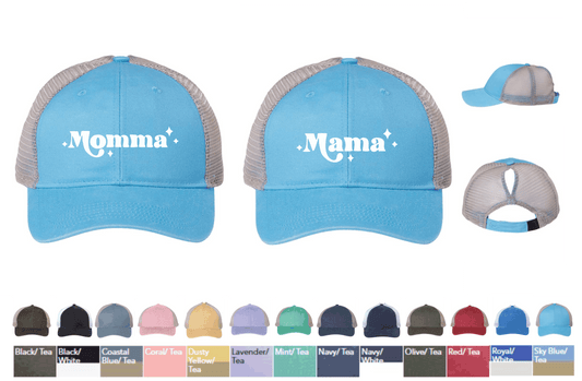 Retro Ponytail Mom Hat